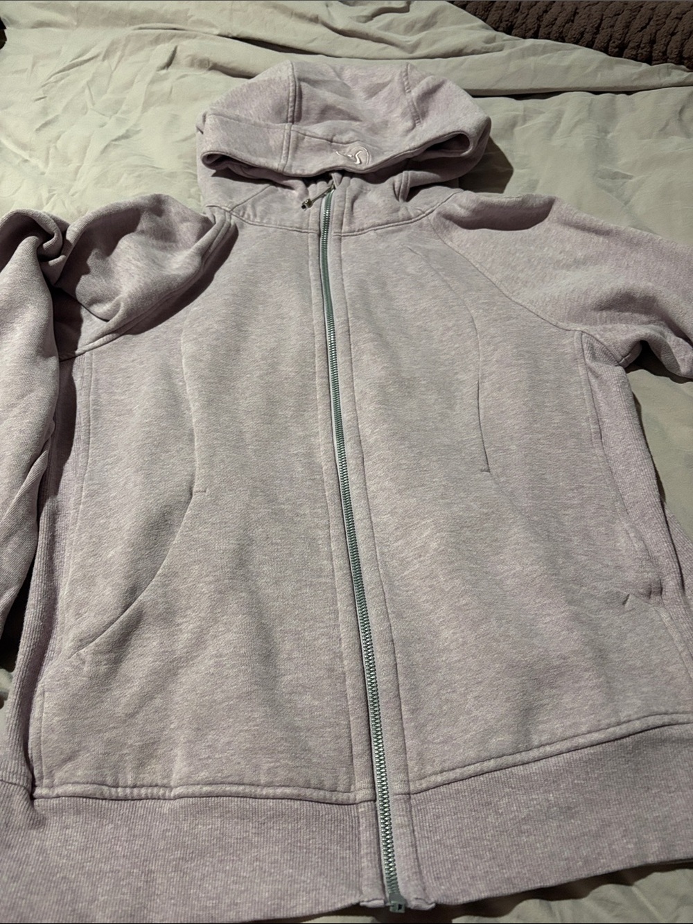 lululemon athletica Light Lavender Full-Zip Scuba Hoodie